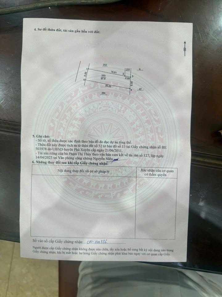 Đất thổ cư Vân Từ, Phú Xuyên 97m² giá 2.05 tỷ - Đường rộng xe tải vào tận nơi!