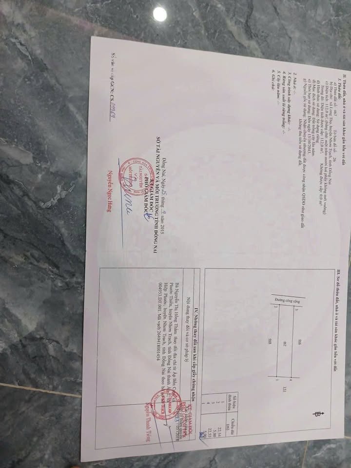 Đất nền Long Thọ Nhơn Trạch 110m² giá 1.23 tỷ - Đường ô tô tới nơi