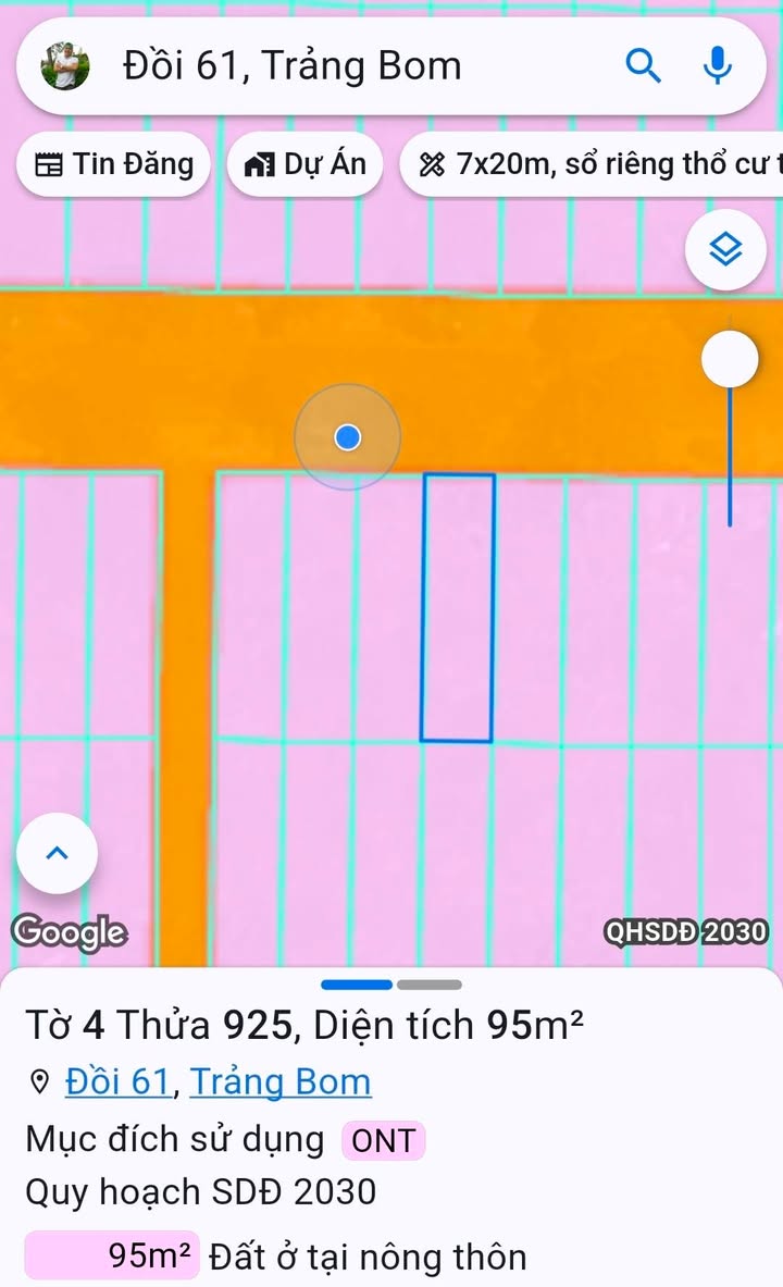 Đất nền Diamond City, An Viễn, Đồng Nai 95m² giá 1.4 tỷ - Sổ hồng chính chủ