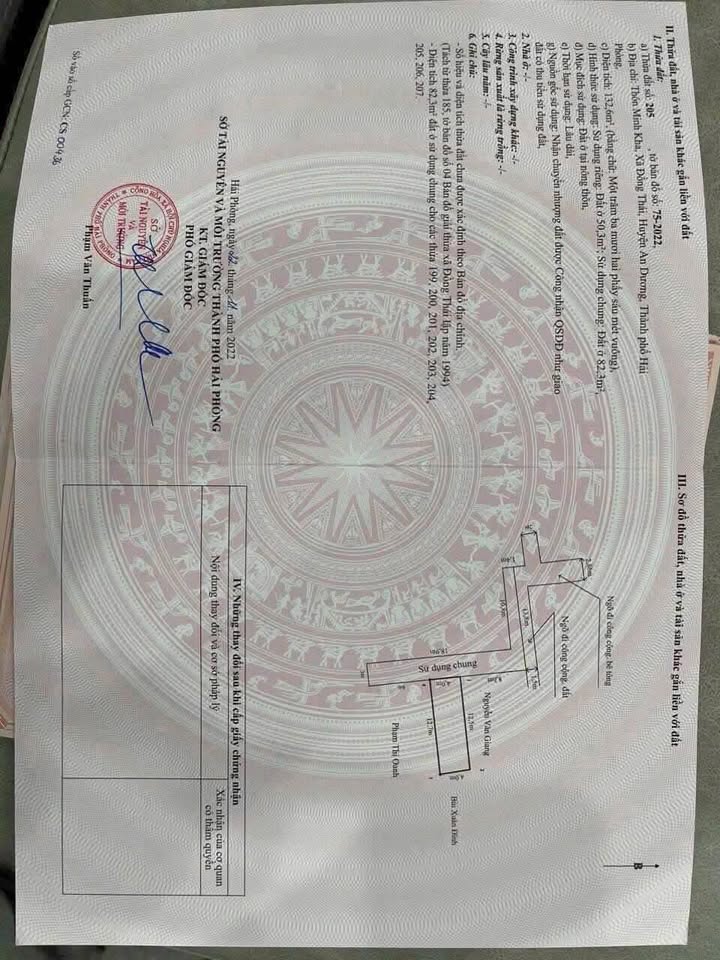 Nhà riêng An Hải Hải Phòng 50,3m² - Hướng Tây, ô tô đỗ cửa!