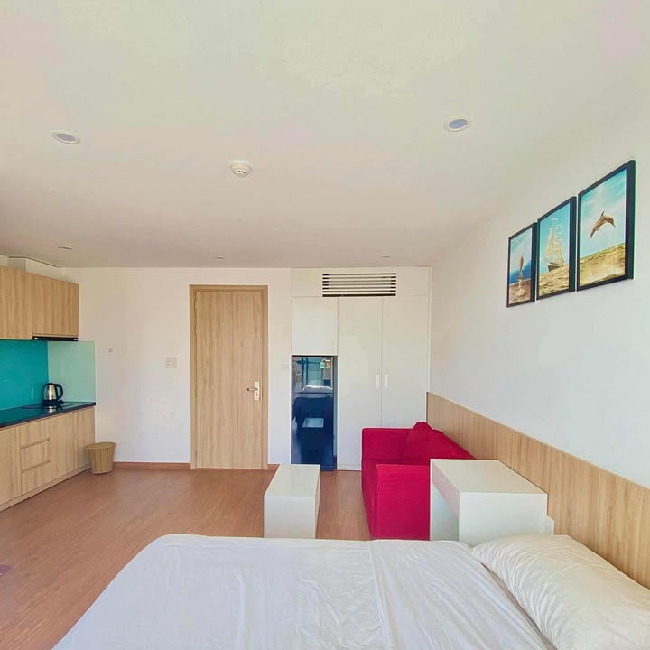 Căn hộ cho thuê đường Hồ Nghinh 50m² giá 4.9 triệu - Ban công thoáng, full nội thất!