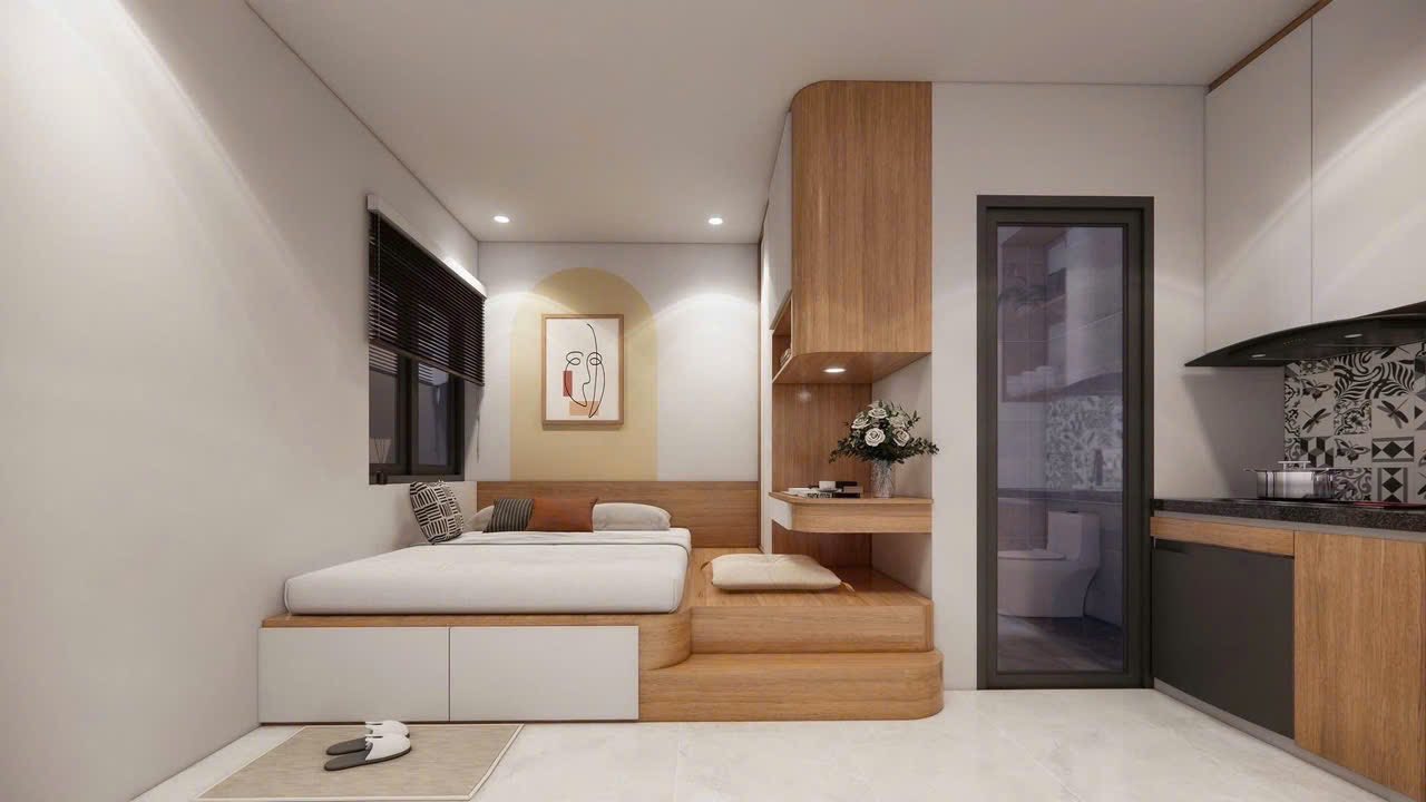 Căn hộ Studio Hoà Cường Nam 5.5 triệu - Giá tốt, sẵn sàng vào ở!