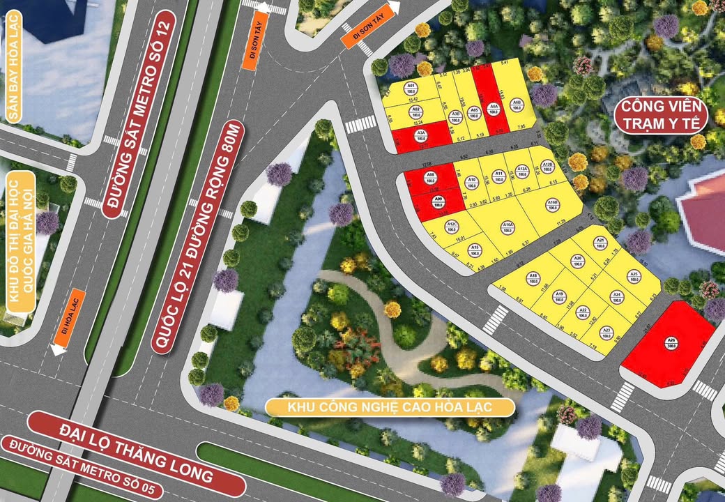 Đất nền Đoài Phương 100m² giá chỉ 3 tỷ - Cơ hội đầu tư sinh lời!