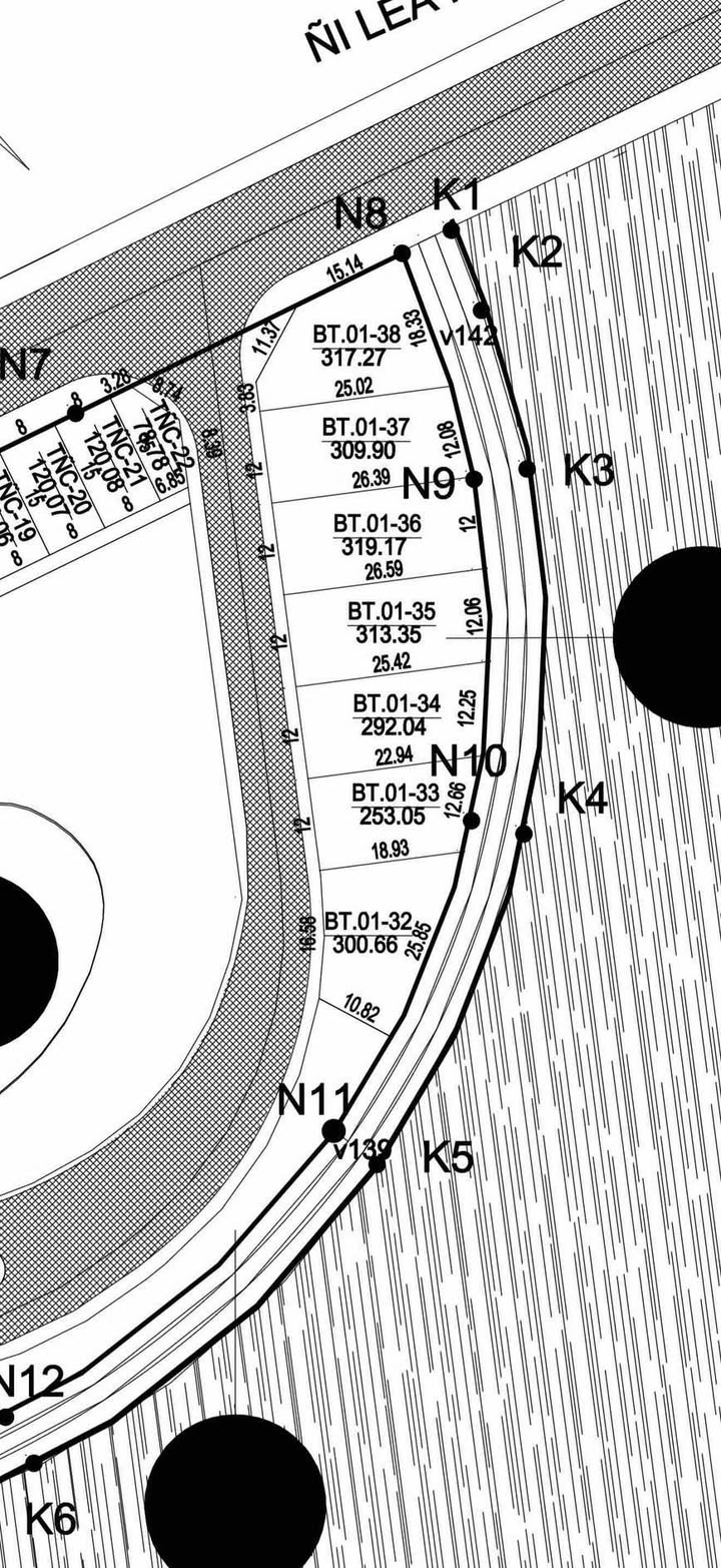 Đất nền biệt thự KĐT Ven Sông Tắc Nha Trang 292m² giá 9.154 tỷ - View sông tuyệt đẹp!