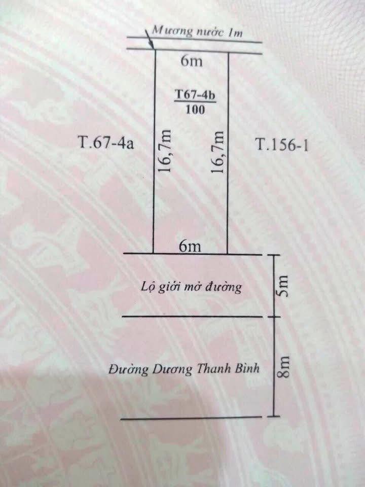 Đất mặt tiền Dương Thanh Bình, Thủy Lương 100m² giá chỉ 1.295 tỷ - Đầu tư sinh lời cao!