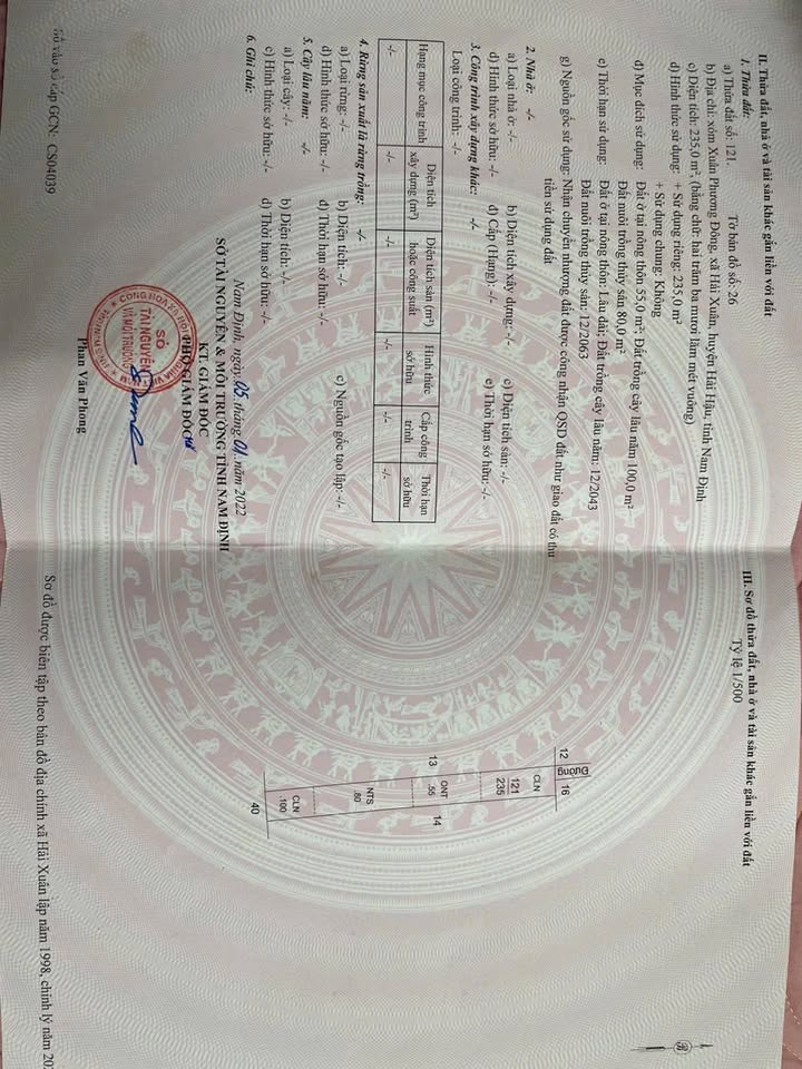 Đất nền Hải Xuân 300m² - Gần khu đô thị, đầu tư lý tưởng!