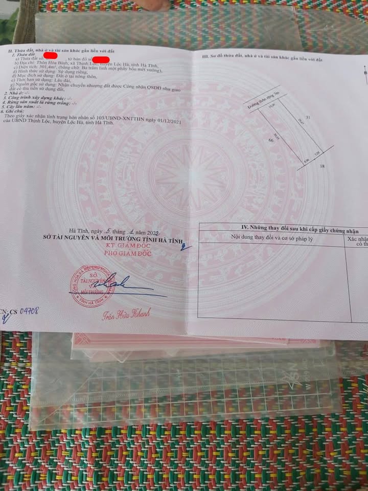 Đất nền Thôn Hòa Bình, Lộc Hà 300m² giá 1 tỷ - Cơ hội đầu tư tuyệt vời!