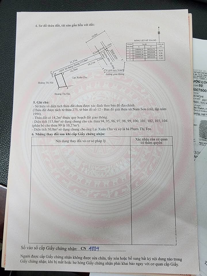 Đất nền Nam Sơn An Dương 50.1m² giá 1.5 tỷ - Sổ đỏ chính chủ!