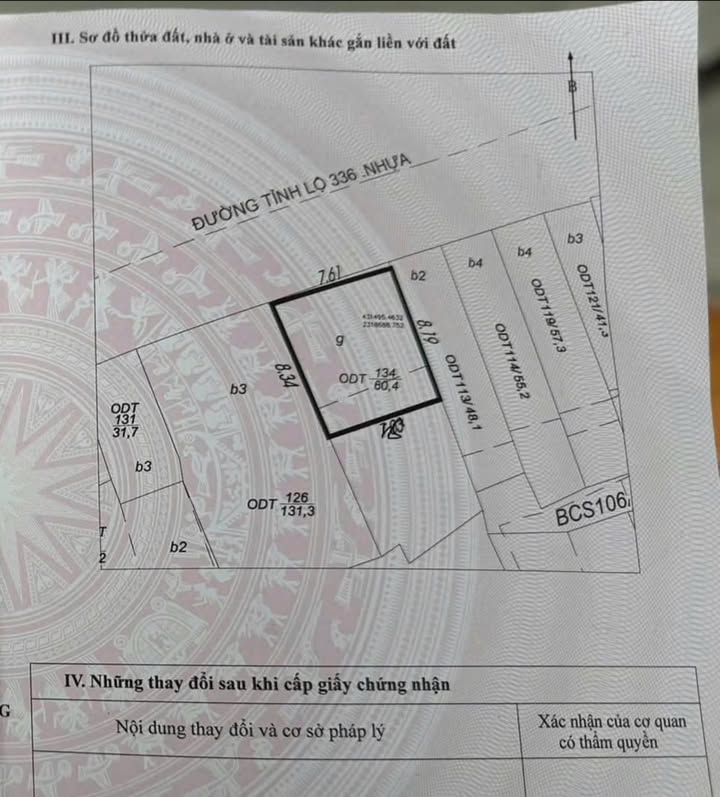 Đất mặt đường Cao Thắng Hạ Long 60.4m² giá 9 tỷ - Sổ đỏ chính chủ