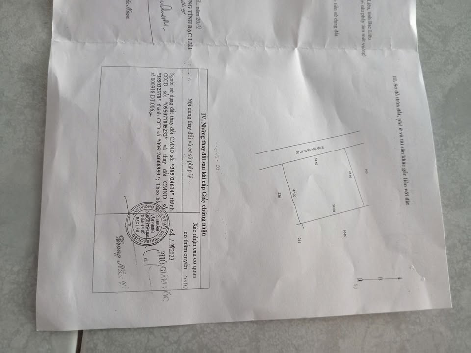 Đất nuôi trồng thủy sản 2576m² tại Ấp Biển Tây B - Giá chỉ 322 triệu!