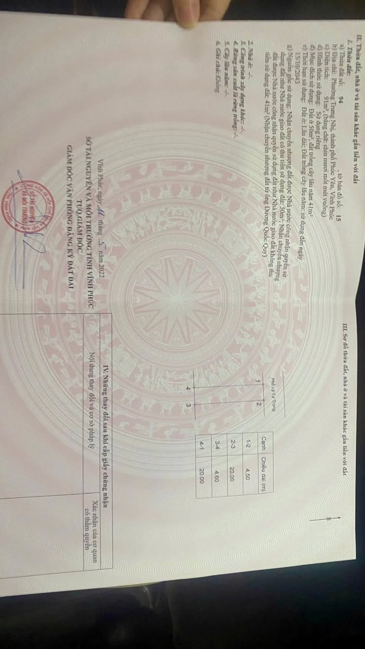 Nhà phố Lý Tự Trọng, Phúc Yên 91m² giá 4.8 tỷ - Kinh doanh sầm uất!