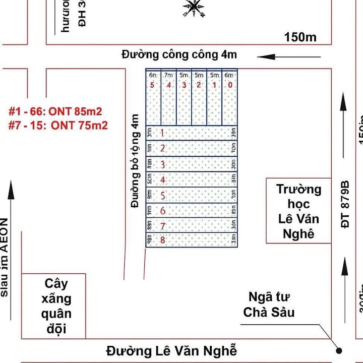 Đất nền chính chủ tại P. Mỹ Phong, Mỹ Tho 255m² giá chỉ từ 550 triệu – Cơ hội đầu tư tuyệt vời!