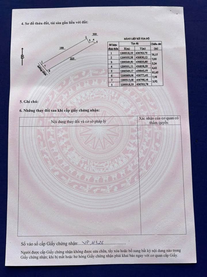 Lô đất mặt tiền nhựa Km23 Minh Tiến 905m² giá chỉ 780 triệu - Đầu tư sinh lời ngay!
