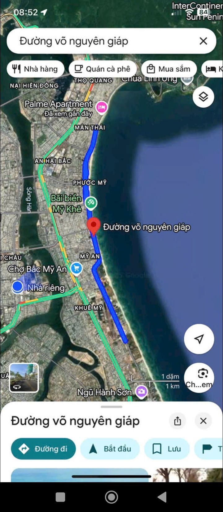 Căn villa 3 tầng mặt tiền Võ Nguyên Giáp 140m² giá 33 tỷ - Vị trí đắc địa Đà Nẵng!