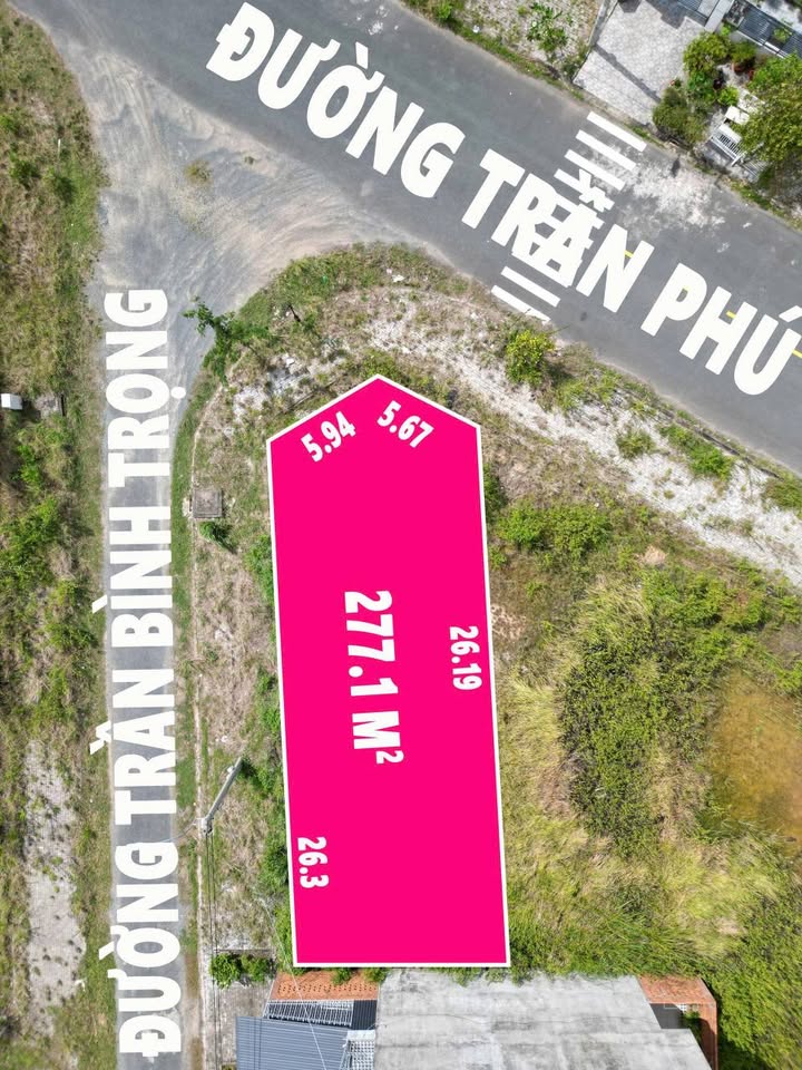 Đất nền Trần Phú Hà Tiên 277m² giá 3.88 tỷ - Đầu tư sinh lời không thể bỏ lỡ!