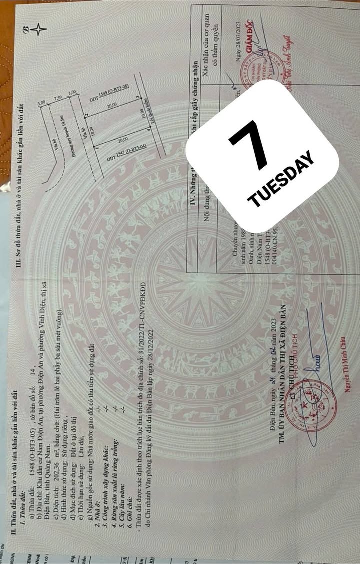 Đất nền Điện An, Điện Bàn 202m² giá 4.2 tỷ - Cơ hội đầu tư tuyệt vời!