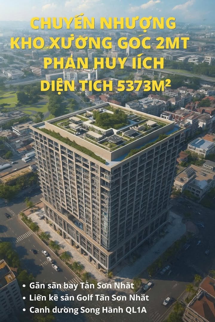 Kho xưởng góc 2 mặt tiền Phan Huy Ích Gò Vấp 5.373m² - Tiềm năng đầu tư cao!