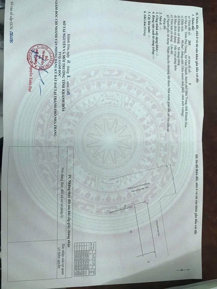 Đất nền Phú Trung, Vĩnh Thạnh 99.9m² giá chỉ 2.7 tỷ - Đường ô tô thông thoáng!