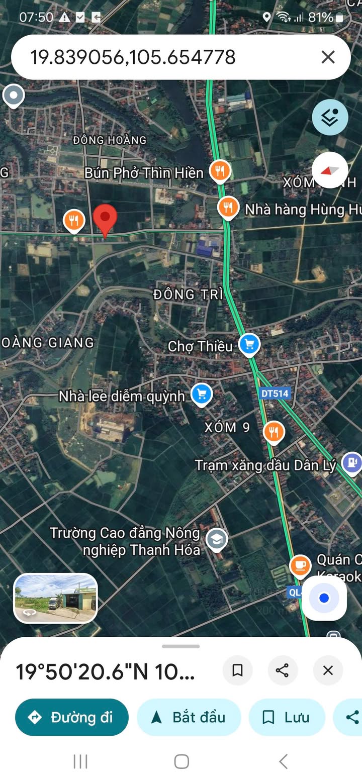 Đất nền đấu giá tại tỉnh lộ 515B, phường Đông Sơn - Diện tích 100m², giá chỉ 1 tỷ!