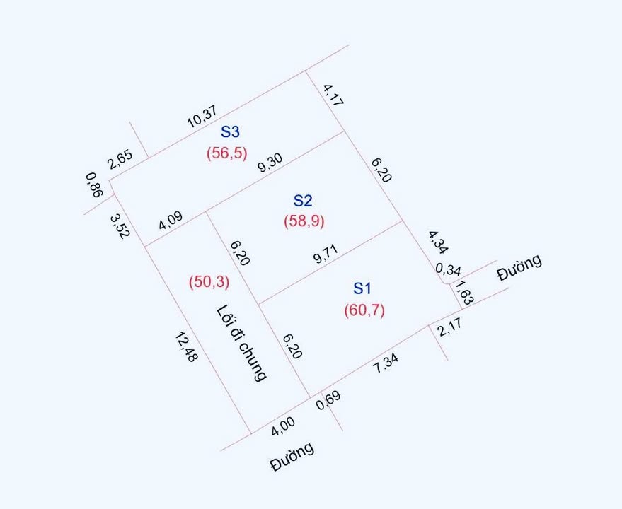 Đất nền phường Hưng Bình, thành phố Vinh 60,7m² - Sẵn sàng đầu tư!