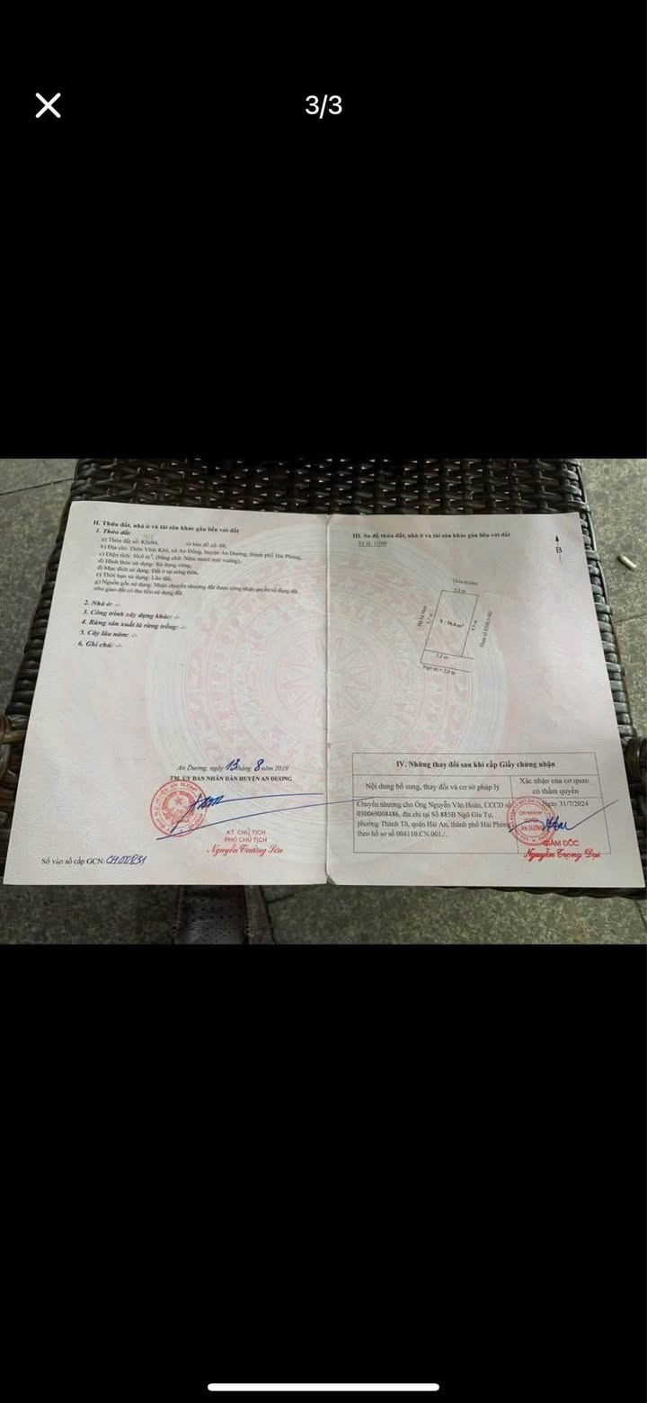 Nhà riêng Vĩnh Khê, An Đồng 50m² giá 1.25 tỷ - Đường vào tận cửa!