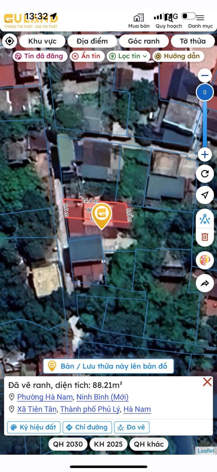 Đất nền Tiên Tân, Phủ Lý 88m² giá 2 tỷ - Cơ hội đầu tư hấp dẫn!