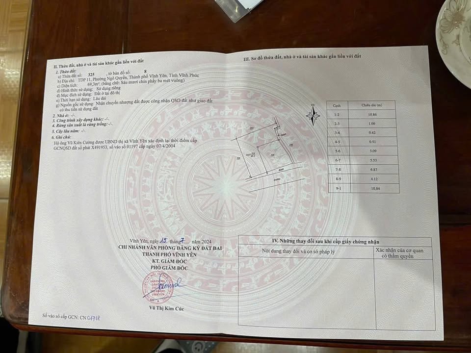 Nhà phố Ngô Quyền Vĩnh Yên 69m² giá 2 tỷ - Vị trí trung tâm, an ninh tốt!