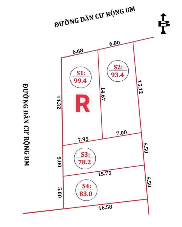 4 Lô Đất Nền Đẹp Tại Nghi Thái, Vinh 75-80m² - Cơ Hội Đầu Tư Tuyệt Vời!