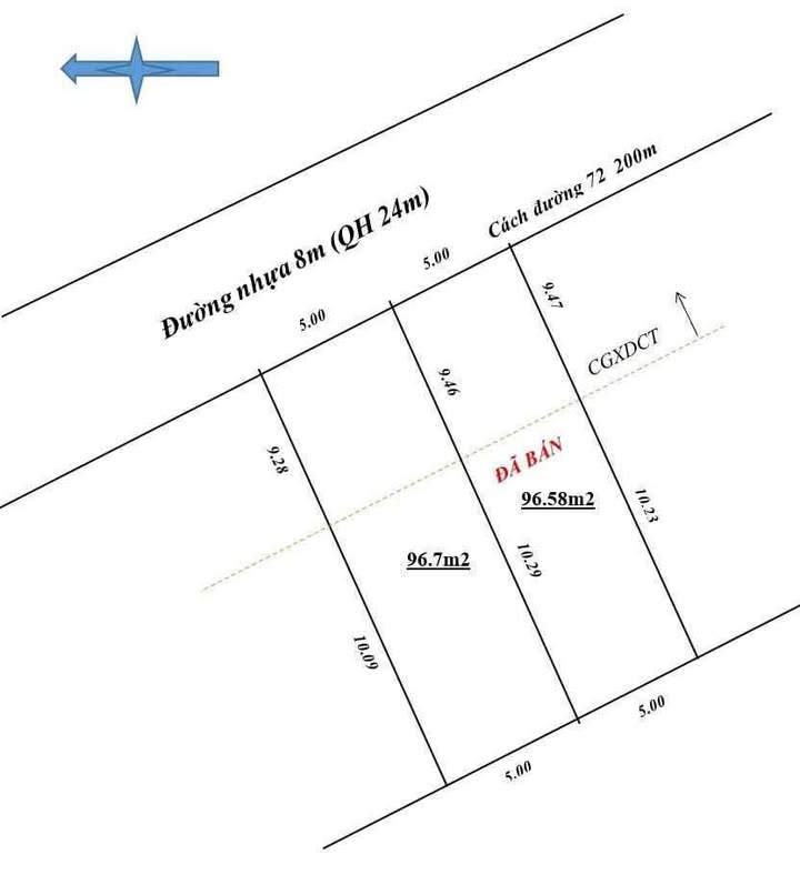 Đất Nghi Phú, Vinh 97m² giá 3.4 tỷ - Cơ hội đầu tư tuyệt vời!