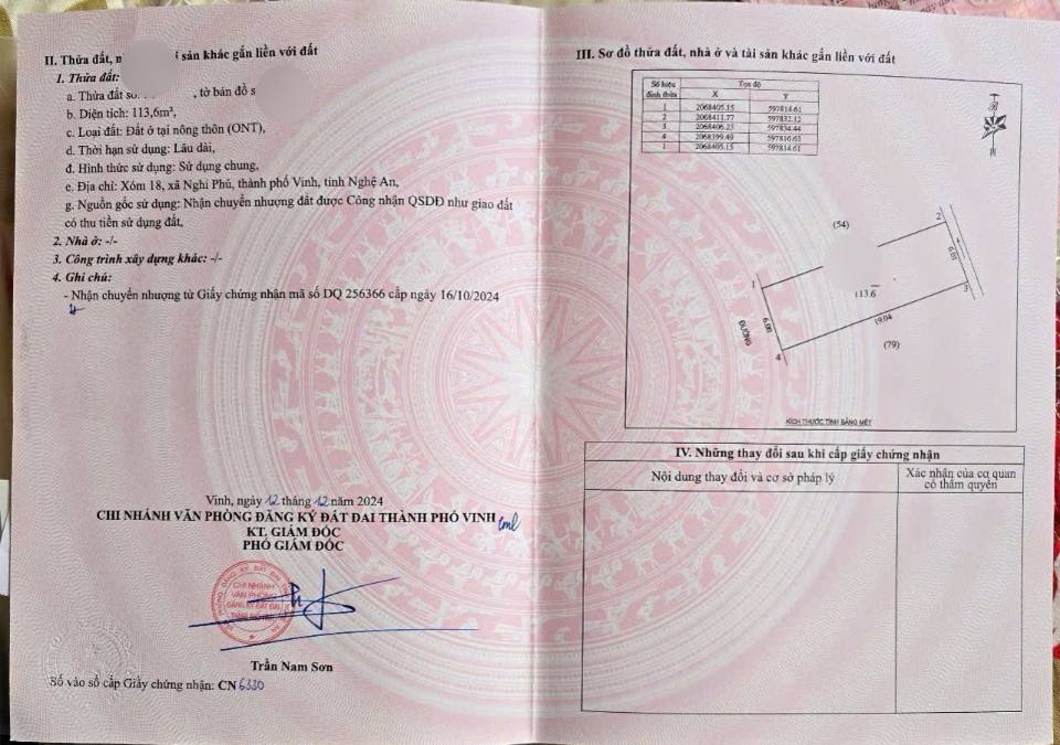 Nhà cấp 4 Nghi Phú - 113m² giá 6 tỷ - Pháp lý rõ ràng, chính chủ!