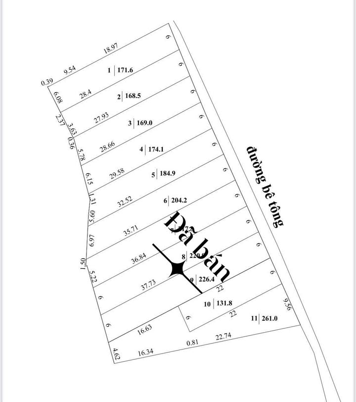 Đất nền Láng Dài, Đất Đỏ, Bà Rịa - Vũng Tàu, 171m² chỉ 600 triệu - Đầu tư sinh lời ngay!