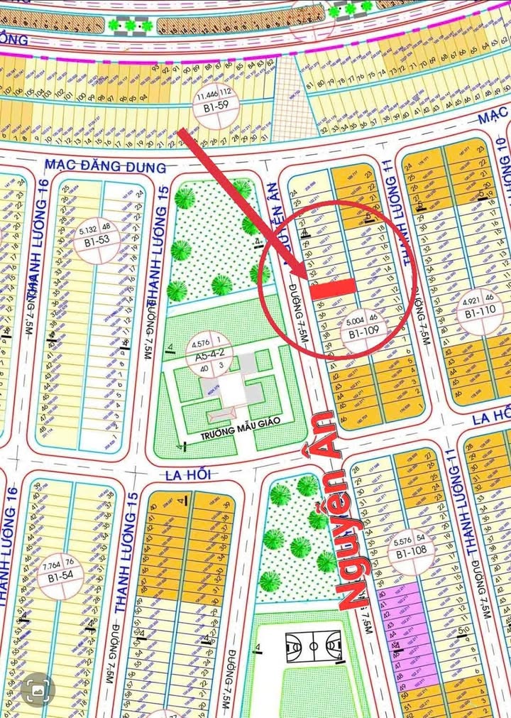 Đất nền Nguyễn Ân, Cẩm Lệ 100m² giá 6 tỷ - Đối diện trường học, công viên!