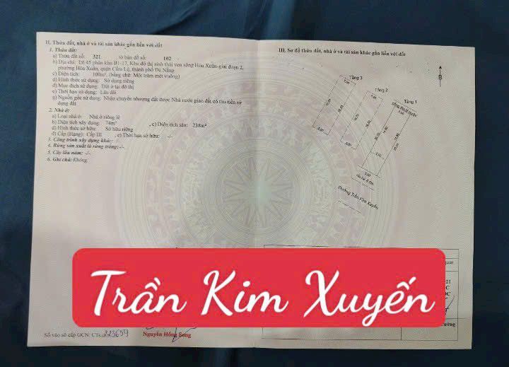 Nhà 3 tầng đường Trần Kim Xuyến, 100m² giá 7.8 tỷ - Chính chủ bán gấp!