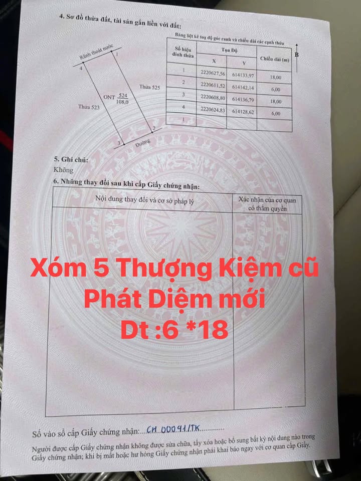 Đất thổ cư Phát Diệm Kim Sơn 108m² giá 1.3 tỷ - Chính chủ bán gấp!