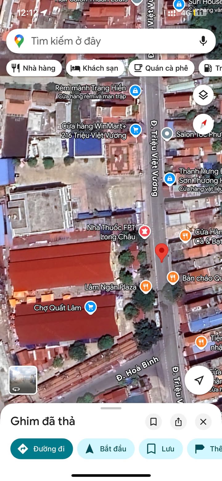 Đất nền kinh doanh đường Triệu Việt Vương, Quất Lâm 121m² - Sổ đỏ chính chủ, giá chỉ 4.xxx triệu!