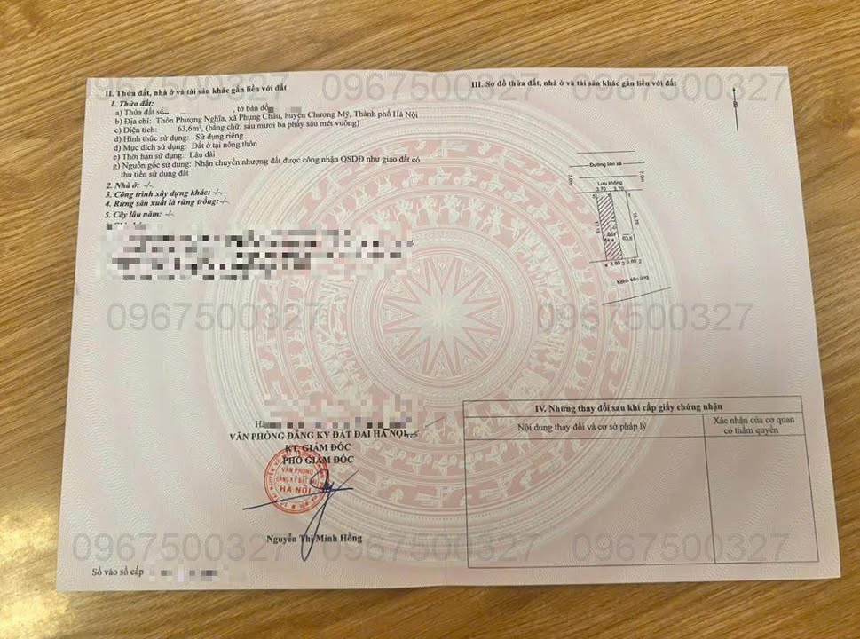 Đất kinh doanh mặt đường Phụng Châu, Chương Mỹ 64m² giá 5 tỷ - Vị trí đắc địa, tiềm năng lớn!