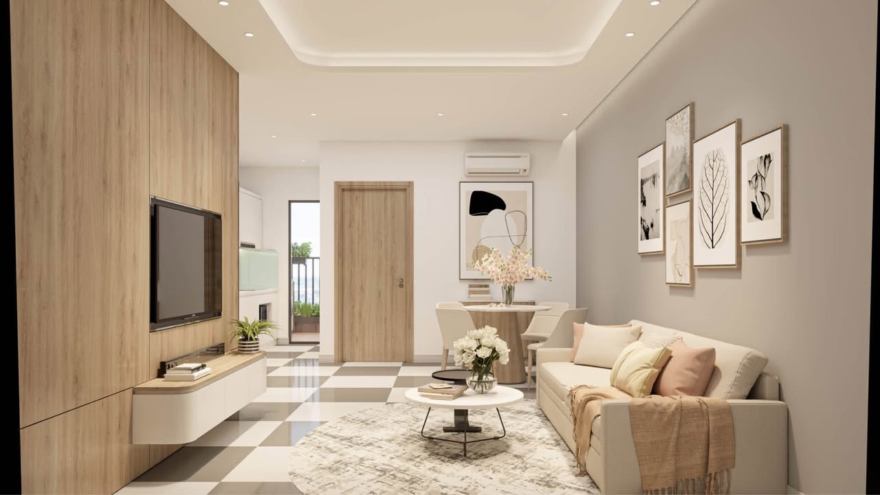 Căn hộ 1PN Chung Cư Phennica Thạch Thất 45,6m² - Thiết kế thông thoáng, view đẹp!