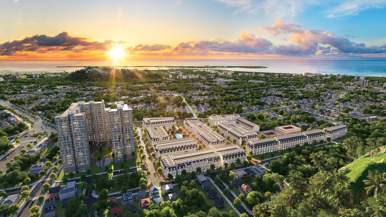 Nhà phố liền kề Phú Gia Royal Park Quy Nhơn 70m² giá chỉ 6.5 tỷ - Thiết kế tân cổ điển sang trọng!