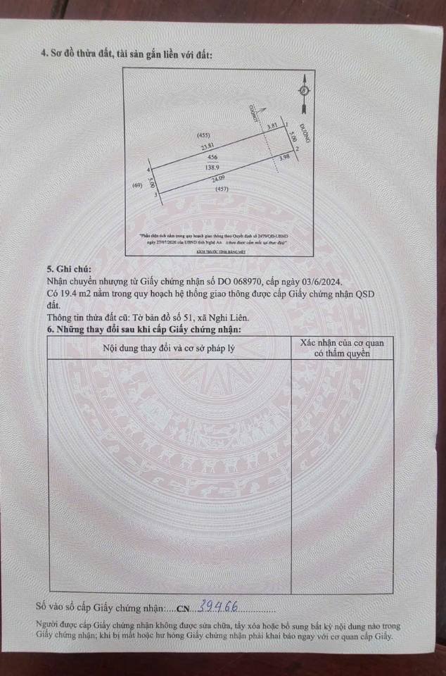 Đất Nền Nghi Liên 138m² giá 2.85 tỷ - Vị trí đắc địa, giao thông thuận lợi!