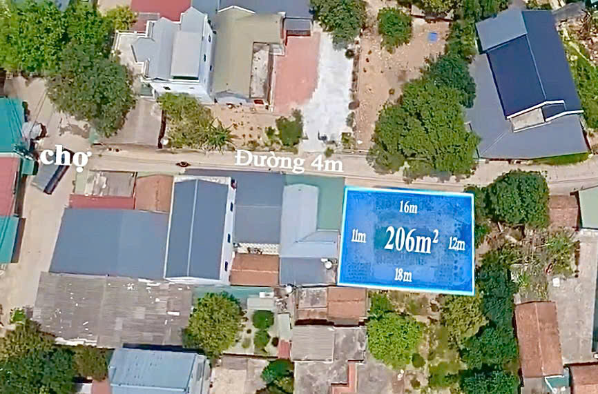 Đất thổ cư 206m² tại xã Tân Tiến, Chương Mỹ - Giá 4.12 tỷ - Cơ hội đầu tư tuyệt vời!