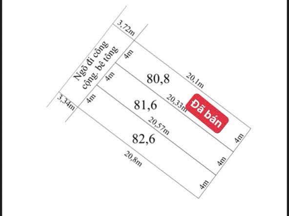 Đất nền Văn Xá, An Dương 82m² giá chỉ 880 triệu - Cơ hội đầu tư hấp dẫn!