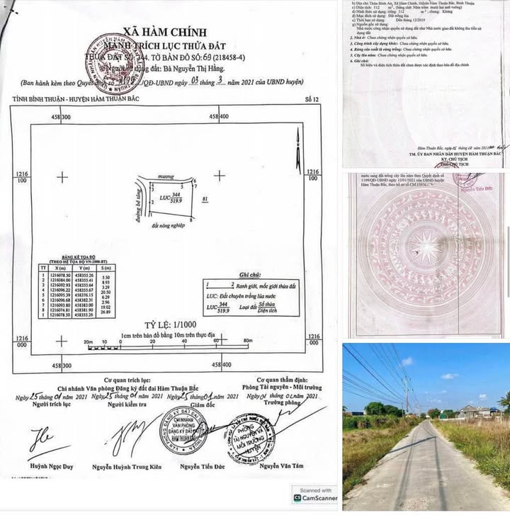 Đất thổ cư thôn Bình An, Hàm Chính 512m² giá 700 triệu - Cơ hội đầu tư tuyệt vời!