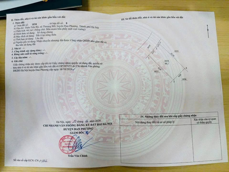 Đất thổ cư Thượng Mỗ 44m² giá chỉ 6x triệu - Mặt tiền 4.5m, ô tô vào tận nơi!