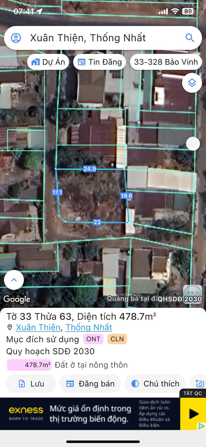 Đất nền góc 500m² tại phường Bình Lộc, Đồng Nai - Giá chỉ 4 tỷ!