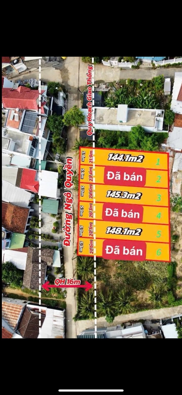 Đất nền mặt tiền đường Ngô Quyền, Nha Trang 145m² giá chỉ 2.78 tỷ - Đầu tư sinh lời ngay!