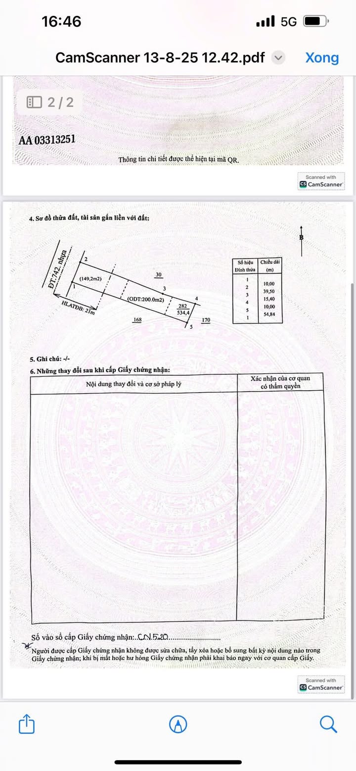 Đất mặt tiền ĐT742 Tân Uyên 540m² giá 4.8 tỷ - Cơ hội đầu tư tuyệt vời!
