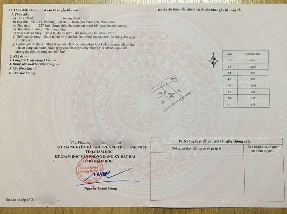 Đất nền 218m² khu KHC 14 Liên Bảo - Giá chỉ 10 triệu/m², đầu tư sinh lời!