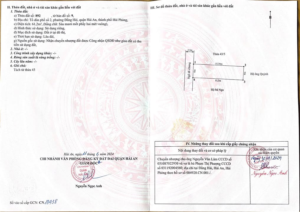 Đất nền mặt đường Đằng Hải 61m² giá 2.448 tỷ - Vị trí đắc địa gần chợ và bệnh viện!