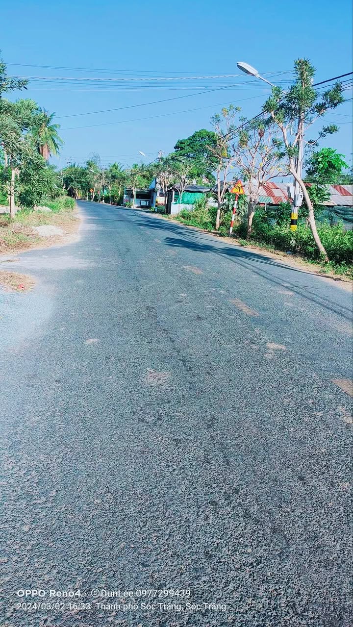 Đất nền mặt tiền đường Dương Kỳ Hiệp, Sóc Trăng 753m² - Sổ đỏ chính chủ, giá tốt!