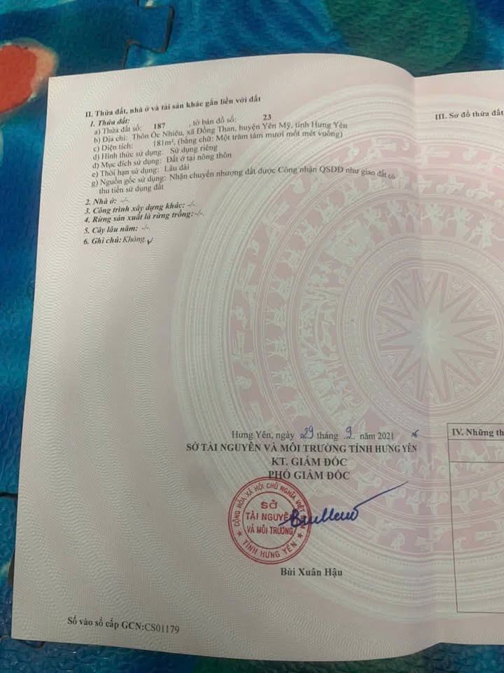 Đất nền LK1 và LK2 Ốc Nhiêu, Đồng Than, Yên Mỹ 50m² giá 1.2 tỷ - Cơ hội đầu tư hấp dẫn!